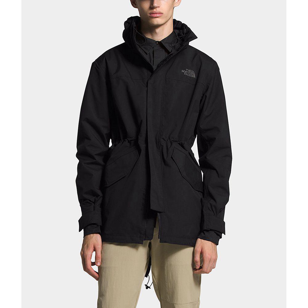 The North Face City Breeze Rain Ανδρικα Πανωφόρια - Μαυρα (OZCJ84619)